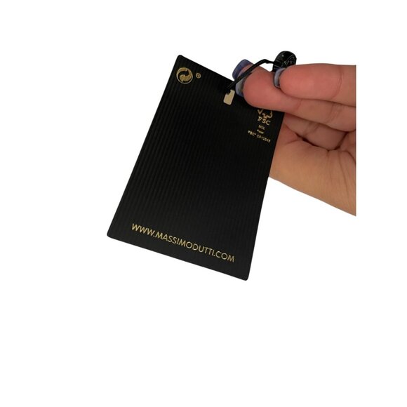 Massimo Dutti Womens Button Up Shirt Blouse L Large Light blue 5193/667 NWT - Picture 9 of 16